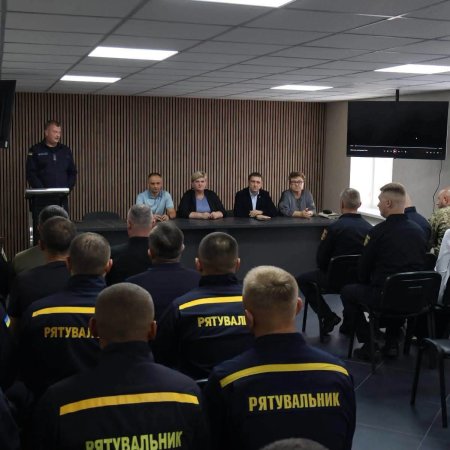 Рятувальників привітали з професійним святом